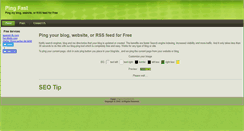 Desktop Screenshot of ping-fast.com