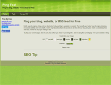Tablet Screenshot of ping-fast.com